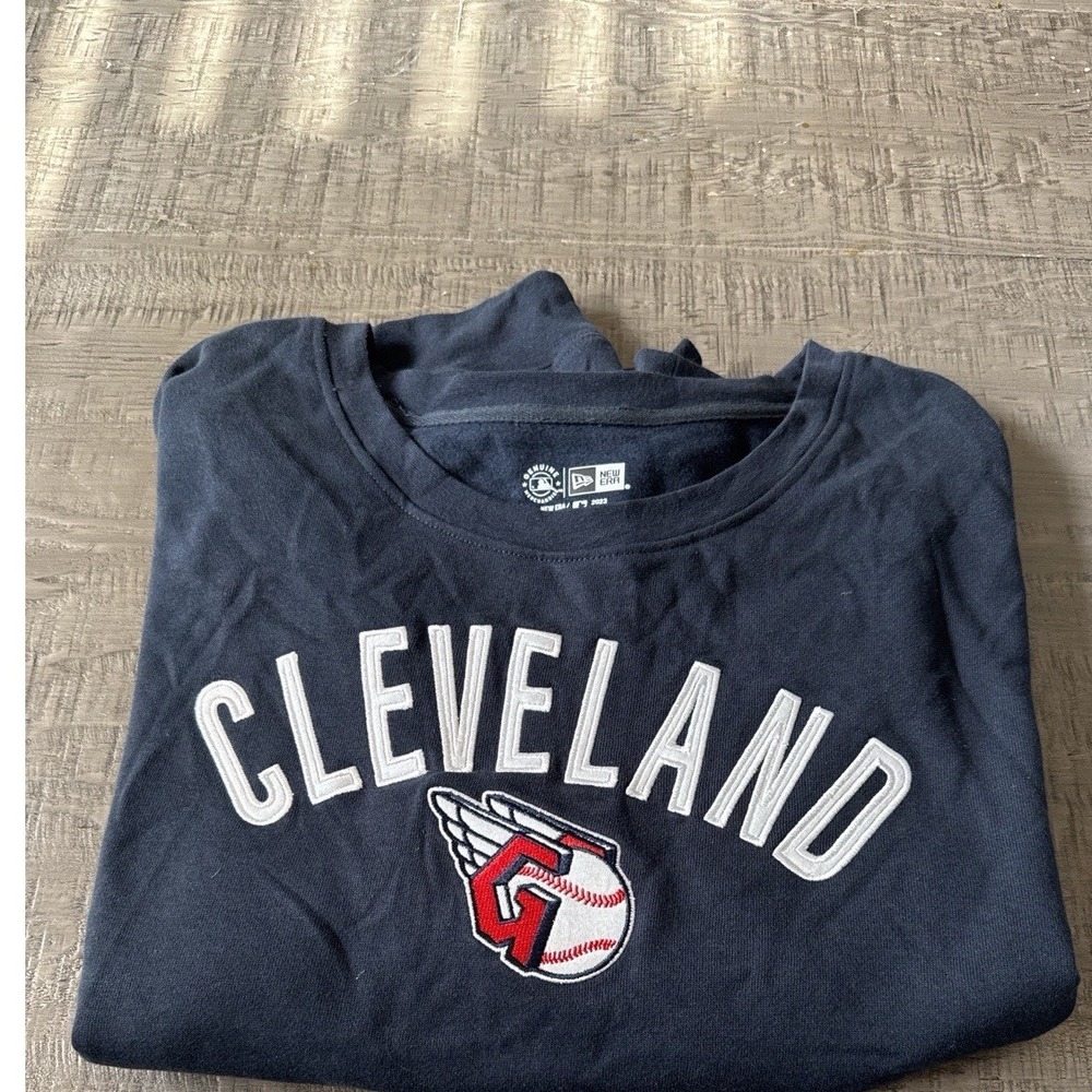 Cleveland Guardians‎ Sweatshirt XXL New Era MLB Navy Crewneck NWT